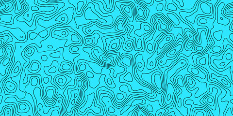 Abstract topology topographic line map 