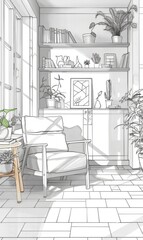 Minimalistic Boho Style Home Interior Design Front Cover Magazine Inspiration