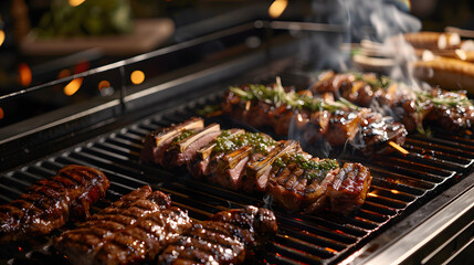 Steak and ingredients for seasoning such as pork, beef, and seasonings and production equipment.