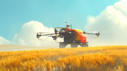 Precision in crop spraying and fertilizing through smart drone technology revolutionizes farming efficiency, boosting crop production and soil health on modern farms with agricultural