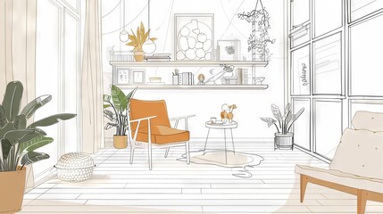 Minimalistic Boho Style Home Interior Design Front Cover Magazine Inspiration