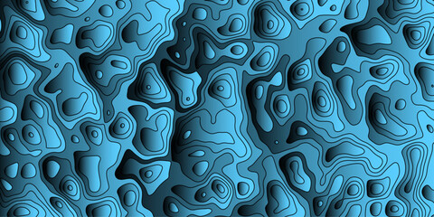 Abstract topology topography line background.