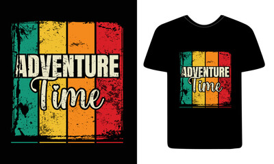 Adventure is calling mountain off road adventure time natural mountain t shirt design
