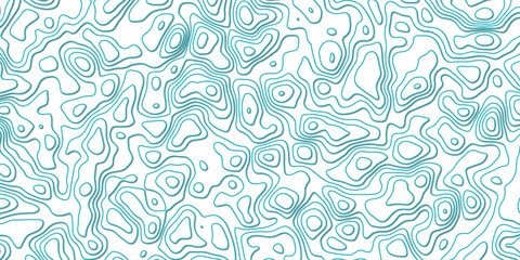 Abstract topography wavy line map.