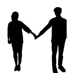 Siluet people activities 