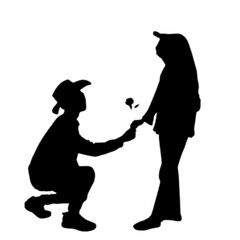 Siluet people activities 