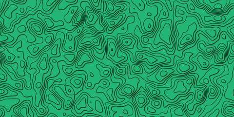 Abstract topography wavy line map.