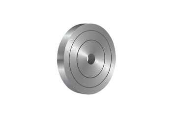 chrome steel mirror finish gym weight plates 