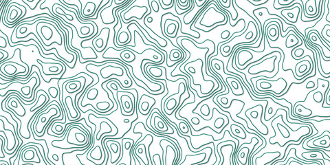 Abstract topography wavy line map.