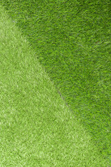 Artificial two green grass contrast
