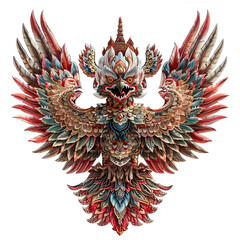 Fototapeta premium Garuda, a literary animal, shows a creative and charismatic culture