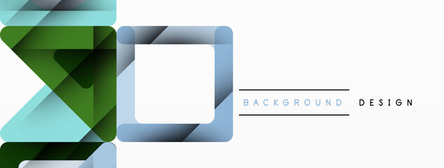 Fototapeta premium Business triangle and squares vector abstract background. Vector Illustration For Wallpaper, Banner, Background, Card, Book Illustration, landing page