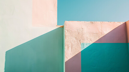 Obraz premium Tranquil Symphony of Pastel Horizons