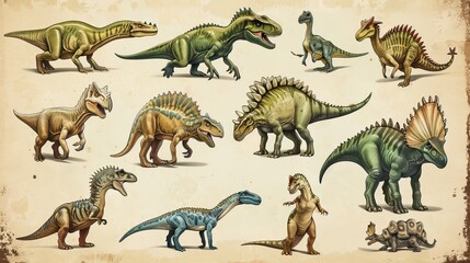 Vintage Dinosaurs Collection
