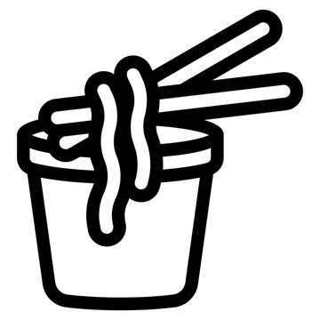recommend clip art: instant cup noodle icon