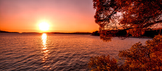 croatian coast, Croatia, Europe, Adriatic sea, coast between Primosten and Sibenik...exclusive -...