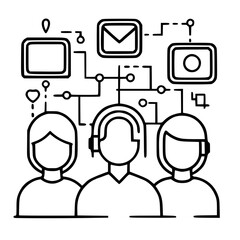 communication icon, business icon, technology icon, discussion icon, conference icon, cooperation icon, meeting icon, success icon, teamwork icon, group icon, management icon, businessman icon, office