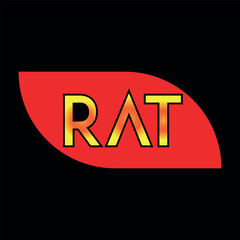 rat mascot logo esport gaming. rat mascot logo illustration.