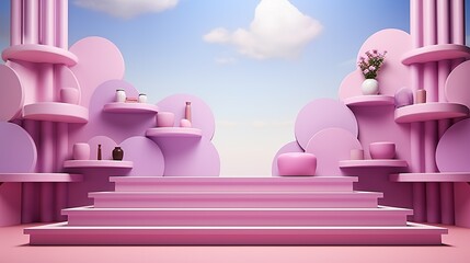 City Park with Historical Architecture and Landmark Churches