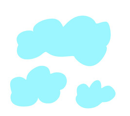 Fototapeta premium cloud computing concept blue element