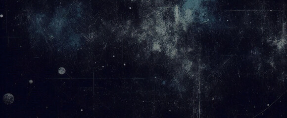 Fototapeta premium Glitter mist. Paint water splash. Magic spell. Blue teal aqua silver gray color gradient shiny smoke veil wave on black abstract art background with free space.