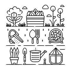 gardening icon, agriculture icon, tree icon, harvest icon, horticulture icon, farming icon, environmental icon, landscaped icon, farmer icon, lifestyles icon, innovation icon, agricultural icon, plant