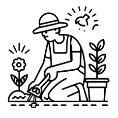 gardening icon, agriculture icon, tree icon, harvest icon, horticulture icon, farming icon, environmental icon, landscaped icon, farmer icon, lifestyles icon, innovation icon, agricultural icon, plant