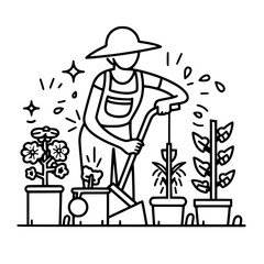 gardening icon, agriculture icon, tree icon, harvest icon, horticulture icon, farming icon, environmental icon, landscaped icon, farmer icon, lifestyles icon, innovation icon, agricultural icon, plant