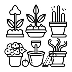 gardening icon, agriculture icon, tree icon, harvest icon, horticulture icon, farming icon, environmental icon, landscaped icon, farmer icon, lifestyles icon, innovation icon, agricultural icon, plant