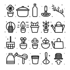 gardening icon, agriculture icon, tree icon, harvest icon, horticulture icon, farming icon, environmental icon, landscaped icon, farmer icon, lifestyles icon, innovation icon, agricultural icon, plant