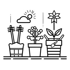 gardening icon, agriculture icon, tree icon, harvest icon, horticulture icon, farming icon, environmental icon, landscaped icon, farmer icon, lifestyles icon, innovation icon, agricultural icon, plant