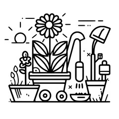 gardening icon, agriculture icon, tree icon, harvest icon, horticulture icon, farming icon, environmental icon, landscaped icon, farmer icon, lifestyles icon, innovation icon, agricultural icon, plant