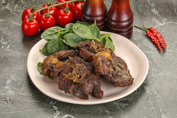 Grilled Lamb neck with spices