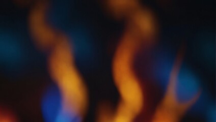 A close up of a colorful flame with the colors blue, red and yellow,.