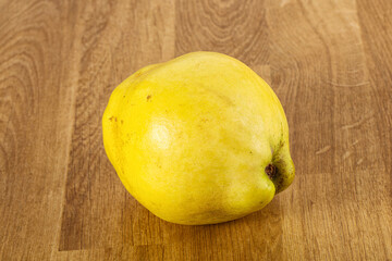 Ripe sweet organic quince fruit