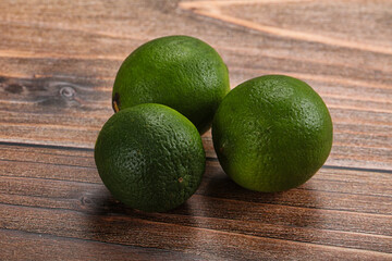 Green sour tropical Lime fruit