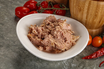 Canned tuna fish for salad