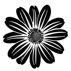 Daisy silhouette, daisy svg, daisy png, daisy illustration, Daisy, Silhouette flower, floral svg, herb svg, flower illustration, flower, floral, vector, nature, illustration, spring, design, pattern, 