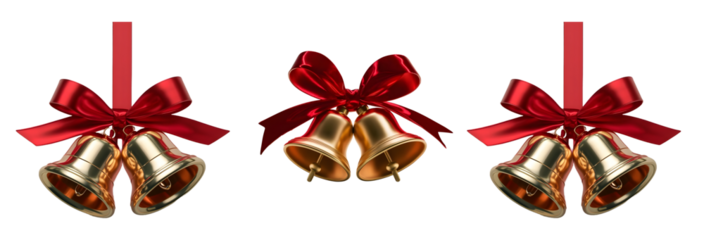 set of christmas bells