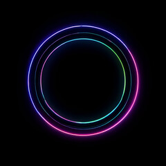 Obraz premium abstract background with glowing circles