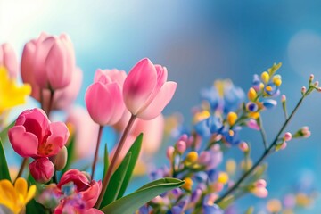 Fototapeta premium Colorful Petals Dance