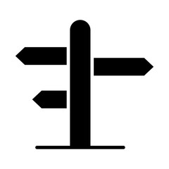 direction, street, road. sign. navigate Icon