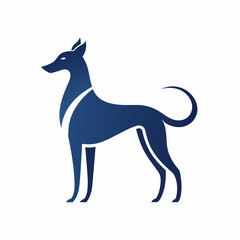 Dog logo design icon vector art illustration