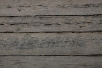 Fototapeta premium Dark wood texture background with natural pattern, wooden table top view. Empty arboreal background