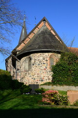 Historical Church in the Neighborhood Borby in the Town Eckernförde, Schleswig - Holstein