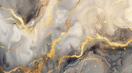Fototapeta premium Stunning marble backdrop adorned with shimmering gold and tranquil blue hues