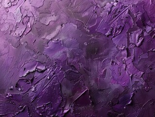Textured abstract purple painting. Vibrant expressionist artwork