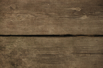 Obraz premium Dark wood texture background with natural pattern, wooden table top view. Empty arboreal background