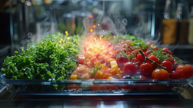 Augmented reality meal generators projecting virtual style