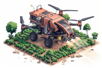 Precision agriculture with smart drones for sustainable farming and crop management using technology and agritech solutions